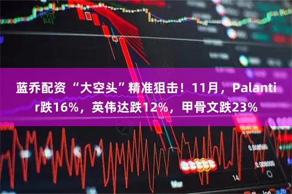 蓝乔配资 “大空头”精准狙击！11月，Palantir跌16%，英伟达跌12%，甲骨文跌23%