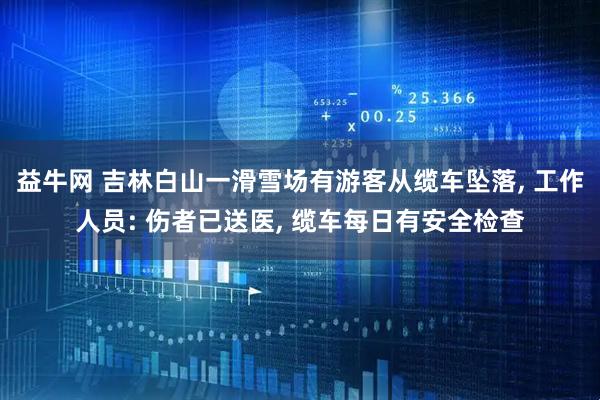 益牛网 吉林白山一滑雪场有游客从缆车坠落, 工作人员: 伤者已送医, 缆车每日有安全检查